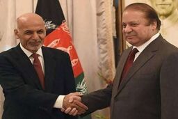 اشرف غنی و نواز شریف با یکدیگر دیدار کردند