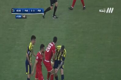 نتیجه نیمه نخست بازی برگشت پاختاکور و پرسپولیس