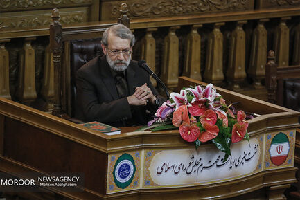 نشست خبری رییس مجلس شورای اسلامی