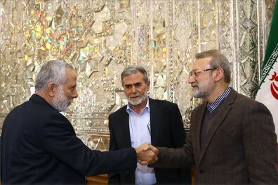 لاریجانی با دبیر کل جنبش جهاد اسلامی فلسطین دیدار کرد