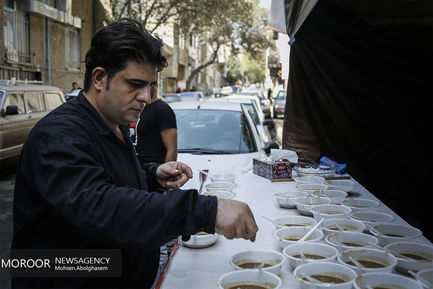 مراسم عزاداری عاشورای حسینی در محله هنگام