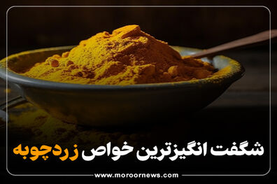 اینفوگرافیک/خواص شگفت انگیز زردچوبه