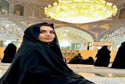 خواننده مشهور آذربایجانی در ایران محجبه شد