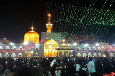 برگزای مراسم عزاداری دهه سوم ماه صفر در حرم مطهر امام رضا (ع)