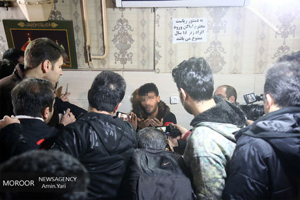 بازسازی صحنه جرم متهم تخریب اموال شهروندان