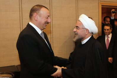 الهام علی اف با حسن روحانی دیدار کرد