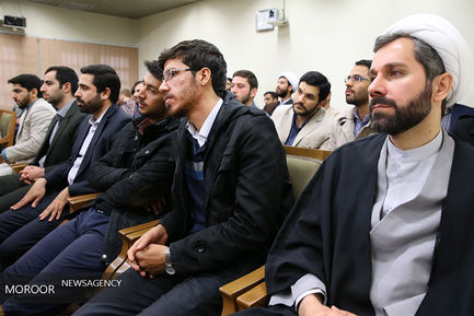 دیدار نخبگان و دانشجویان بسیجی مدال‌آور دانشگاه صنعتی شریف با مقام معظم رهبری