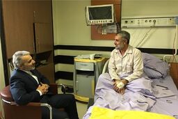 عیادت نوبخت از ذوالنور در بیمارستان