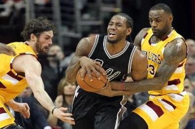 شکست کاوالیرز مقابل اسپرز در لیگ NBA