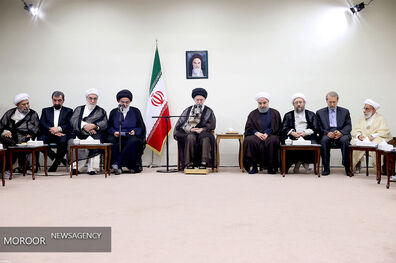 دیدار رییس‌ و اعضای مجمع تشخیص مصلحت نظام با مقام معظم رهبری