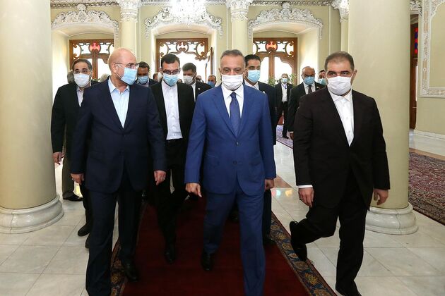 نخست وزیر عراق با قالیباف دیدار کرد
