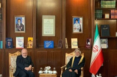 دیدار وزیر خارجه عمان با محمدجواد ظریف