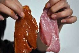 استفاده از رنگ های غیرمجاز در فرآورده های گوشت مرغ