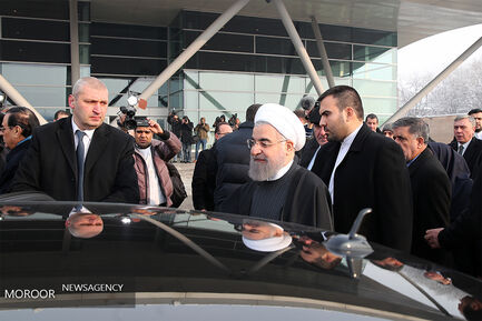 رییس جمهوری وارد ایروان شد