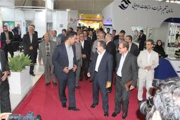 معاونین وزیر ارتباطات از غرفه پست بانک ایران در هفدهمین نمایشگاه تلکام بازدید کردند