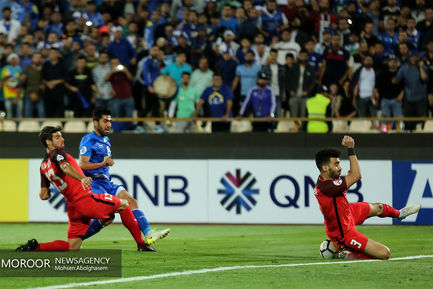 دیدار تیم های فوتبال استقلال ایران و الریان قطر