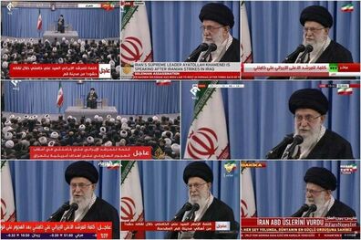 پوشش زنده بیانات حضرت آیت الله خامنه ای توسط رسانه های جهانی