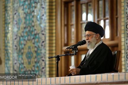 سخنرانی مقام معظم رهبری در اجتماع زائران و مجاوران حرم رضوی