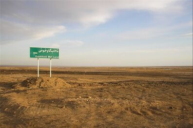 تدوین برنامه جامع تالاب گاوخونی تا پایان سال 95