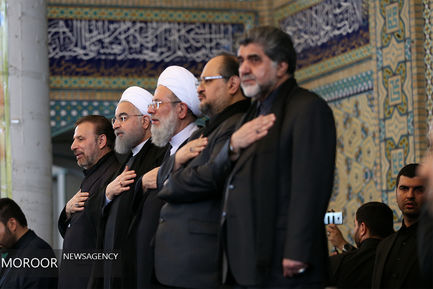 مراسم عزاداری روز عاشورا در حرم شاه عبدالعظیم 