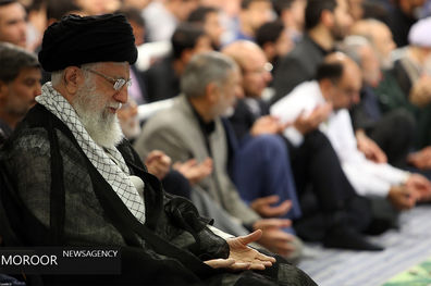 مراسم سوگواری امام علی (ع) با حضور مقام معظم رهبری