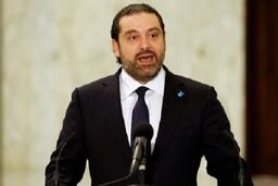 نخست‌وزیر مستعفی لبنان با رئیس‌جمهور فرانسه دیدار کرد.