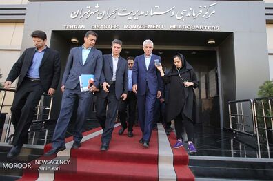 جلسه ستاد مدیریت بحران شهر تهران