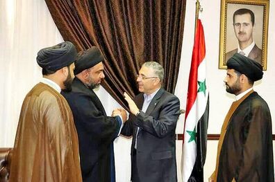 دیدار معاون دبیرکل «نُجَباء» عراق با وزیر آشتی ملی سوریه