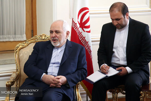 دیدار هایکو ماس با وزیرخارجه ایران