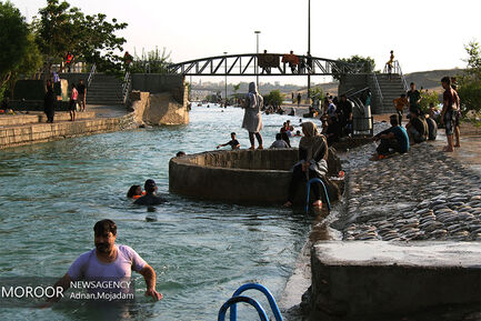 فرار از گرمای خوزستان