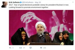 مشتاق همراهی زیست محیطی با ایران هستیم