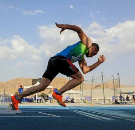 قهرمانی و رکورد‌شکنی حسن تفتیان در دوی ۱۰۰ متر