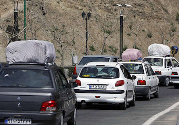 تردد حدود دو میلیون خودرو در جاده‌های زنجان