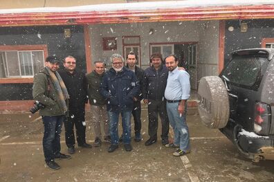 تصویربرداری سریال رعد و برق  در مناطق سیل زده
