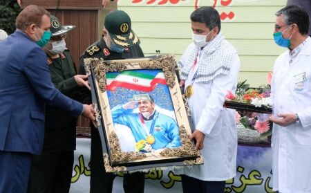 مراسم تجلیل از جواد فروغی با حضور سرلشکر سلامی برگزار شد