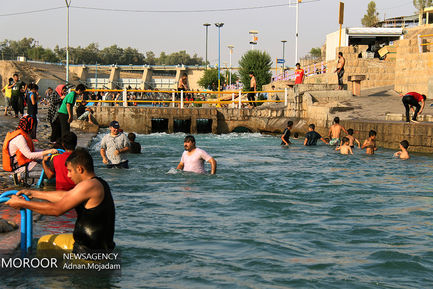 فرار از گرمای خوزستان