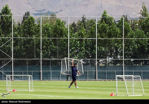 تمرین تیم ملی فوتبال