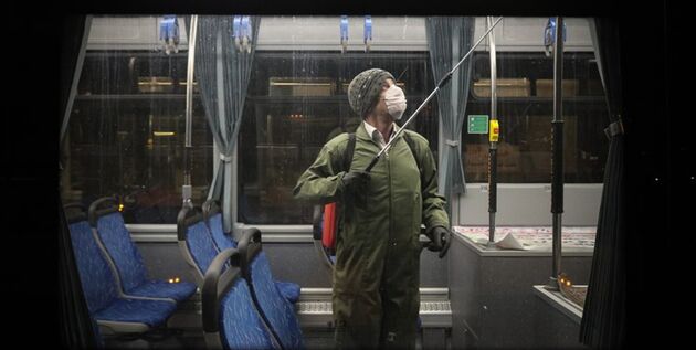 استفاده از جوهر نمک برای ضد عفونی کردن اتوبوس‌ها تکذیب شد