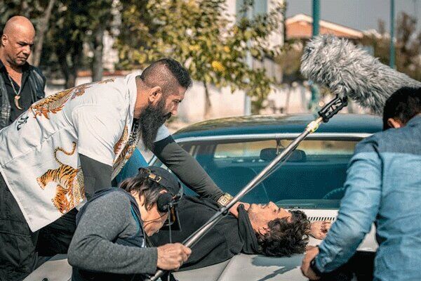 فیلمبرداری فیلم سینمایی مخفیگاه با حضور بازیگران