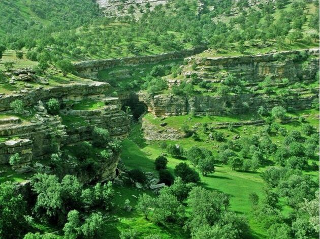 جاذبه های گردشگری استان ایلام/طبیعت زیبای بدره در انتظار گردشگران