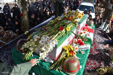 پیکر مطهر شهید خواجه صالحانی در پاکدشت تشییع شد