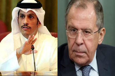 گفتگوی لاوروف و عبدالرحمان درباره تحولات قطر و خاورمیانه