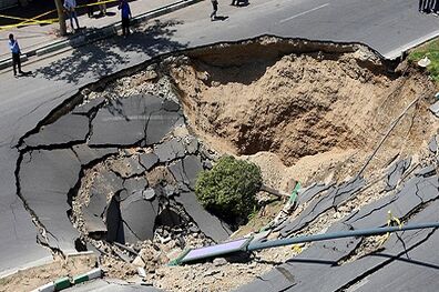 فرونشست زمین در تهران نادیده گرفته می شود