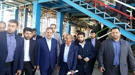 افتتاح سومین کارخانه تصفیه روغن خوزستان با حضور معاون اول رییس‌جمهور 