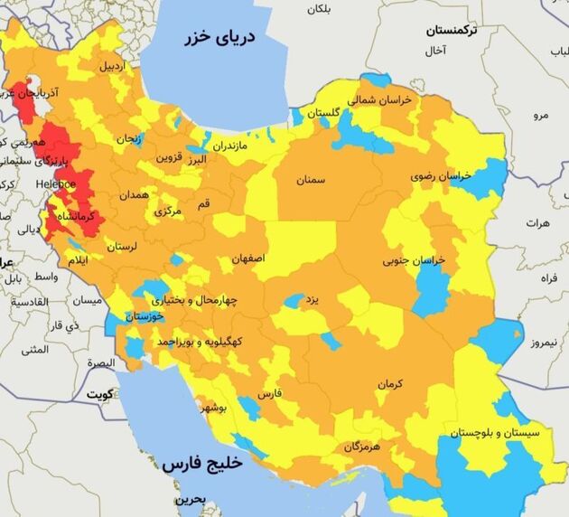 عبور تمام استان‌های کشور از قله خیز پنجم کرونا