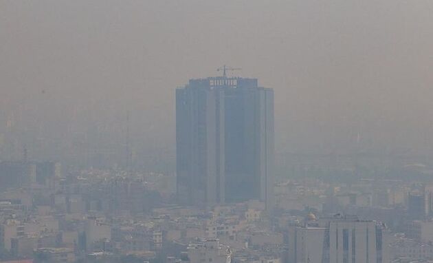 تهران در مرز آلودگی هوا