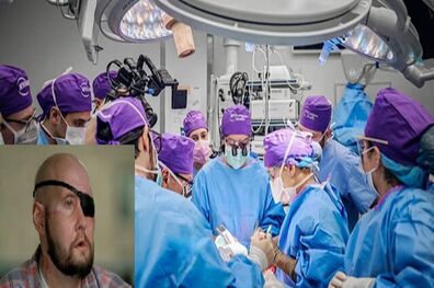 اولین پیوند چشم کامل در جهان