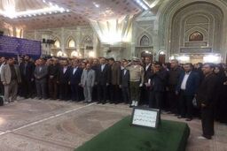 تجدید میثاق وزیر و مدیران وزارت آموزش و پرورش با آرمان های امام راحل
