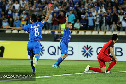 دیدار تیم های فوتبال استقلال ایران و الریان قطر