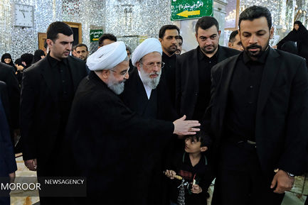 مراسم عزاداری روز عاشورا در حرم شاه عبدالعظیم 